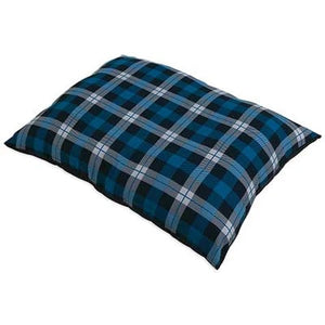 Large Plaid Pillow Dog Bed