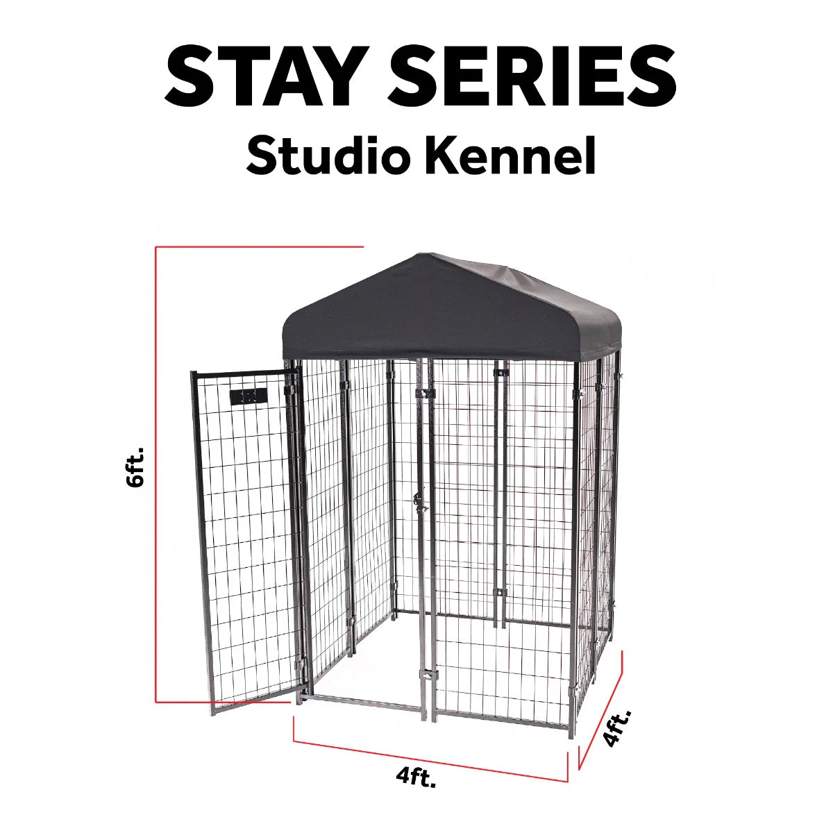 Kennel (Studio) - 4&#39;W x 4&#39;L x 6&#39;H