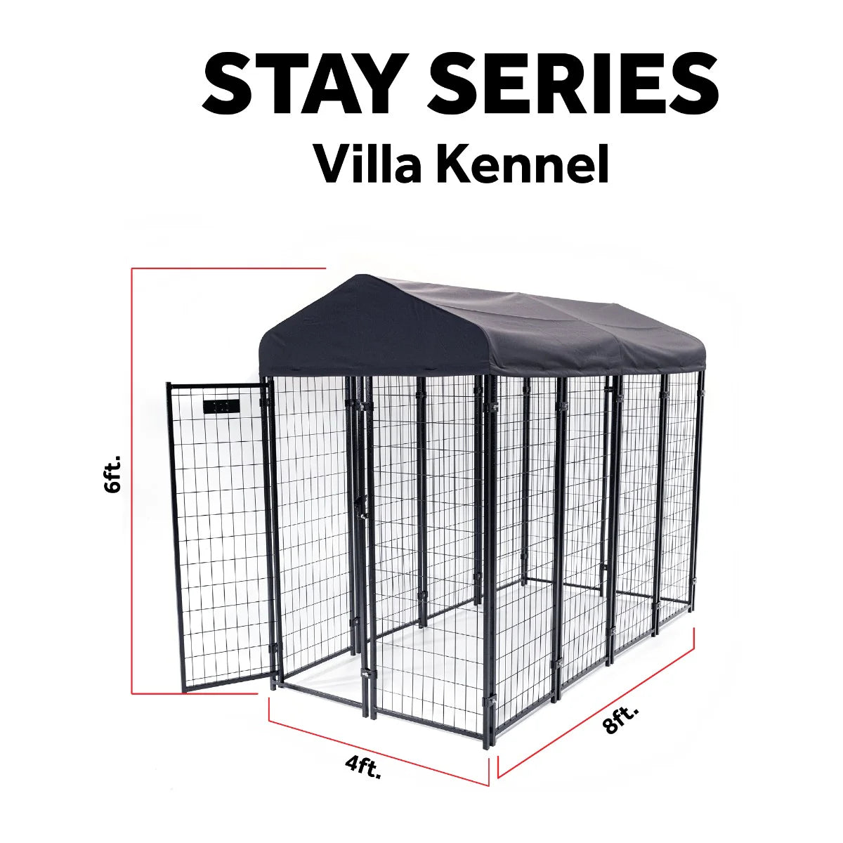 Kennel (Villa) - 4&#39;W x 8&#39;L x 6&#39;H